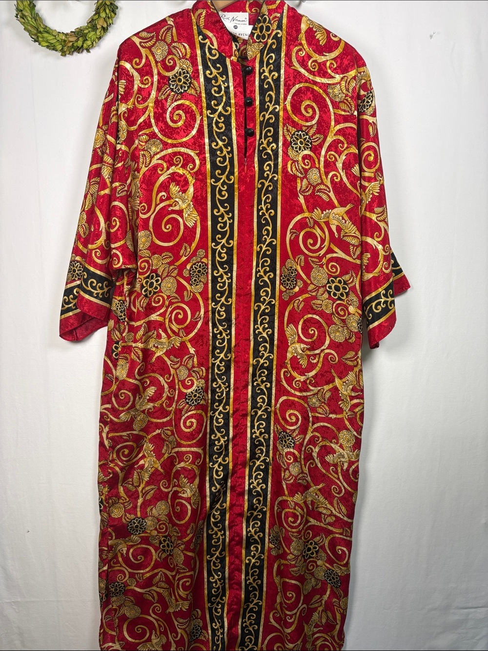 RUTH NORMAN Saks Fifth Avenue Vintage Caftan Lounge Dress size Medium